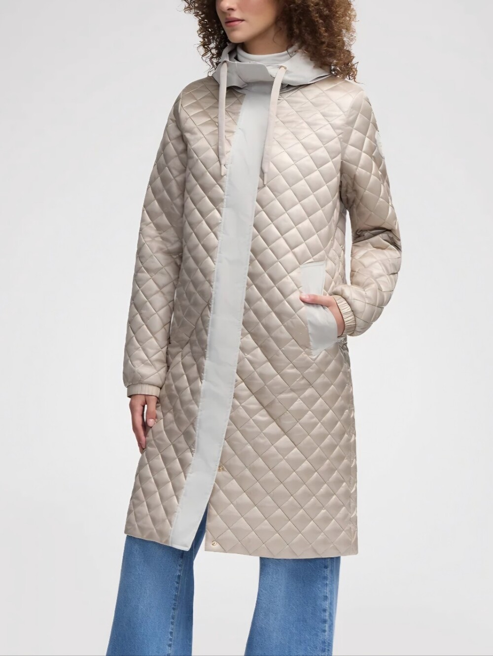 NWT - Pajar Women's Peridot Lightweight Quilted Longline Shacket - Size L - Picture 3 of 16